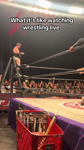 This is what it feels like to be at a pro wrestling show live lol #WWE #mlw #prowrestling #fy #wwefyp 
