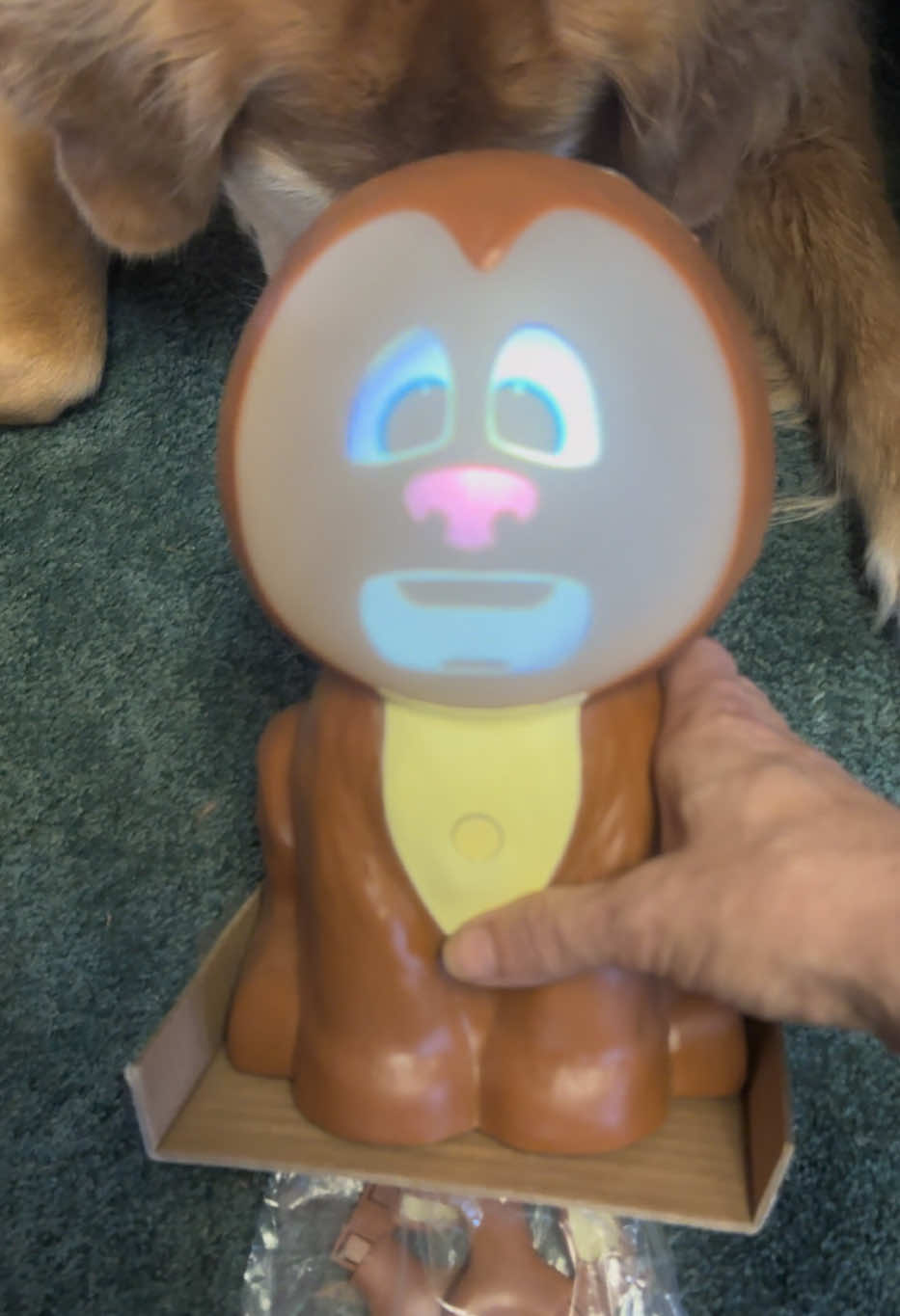 This is the cutest toy.! It’s a raindeer with a built-in projector, so the kids will have a lot of fun playing with it and singing along to the tunes.! #raindeer #christmas #projector #kidstoys #holidays 