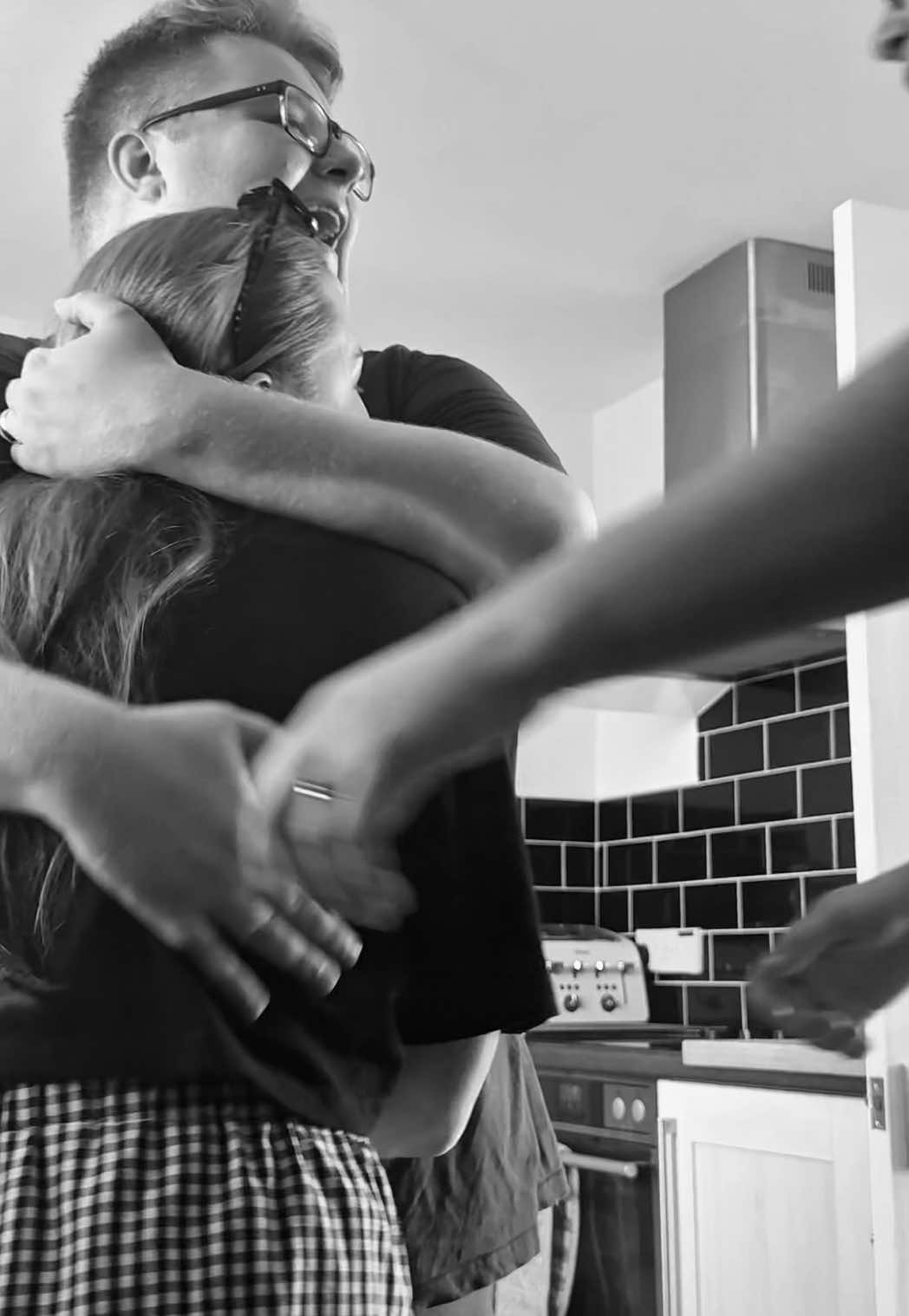 Telling some of our favourite people that we’re having a baby 🥹🤍 #pregnancyreveal #secondaryinfertility #aprilbaby 