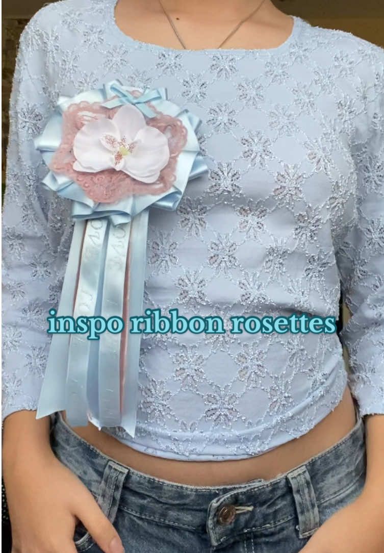 mes rosettes sont dispo dans ma boutique (lien en bio) 🎀 #coquette #girlhood #rosette #ribbon #fashioninspo 
