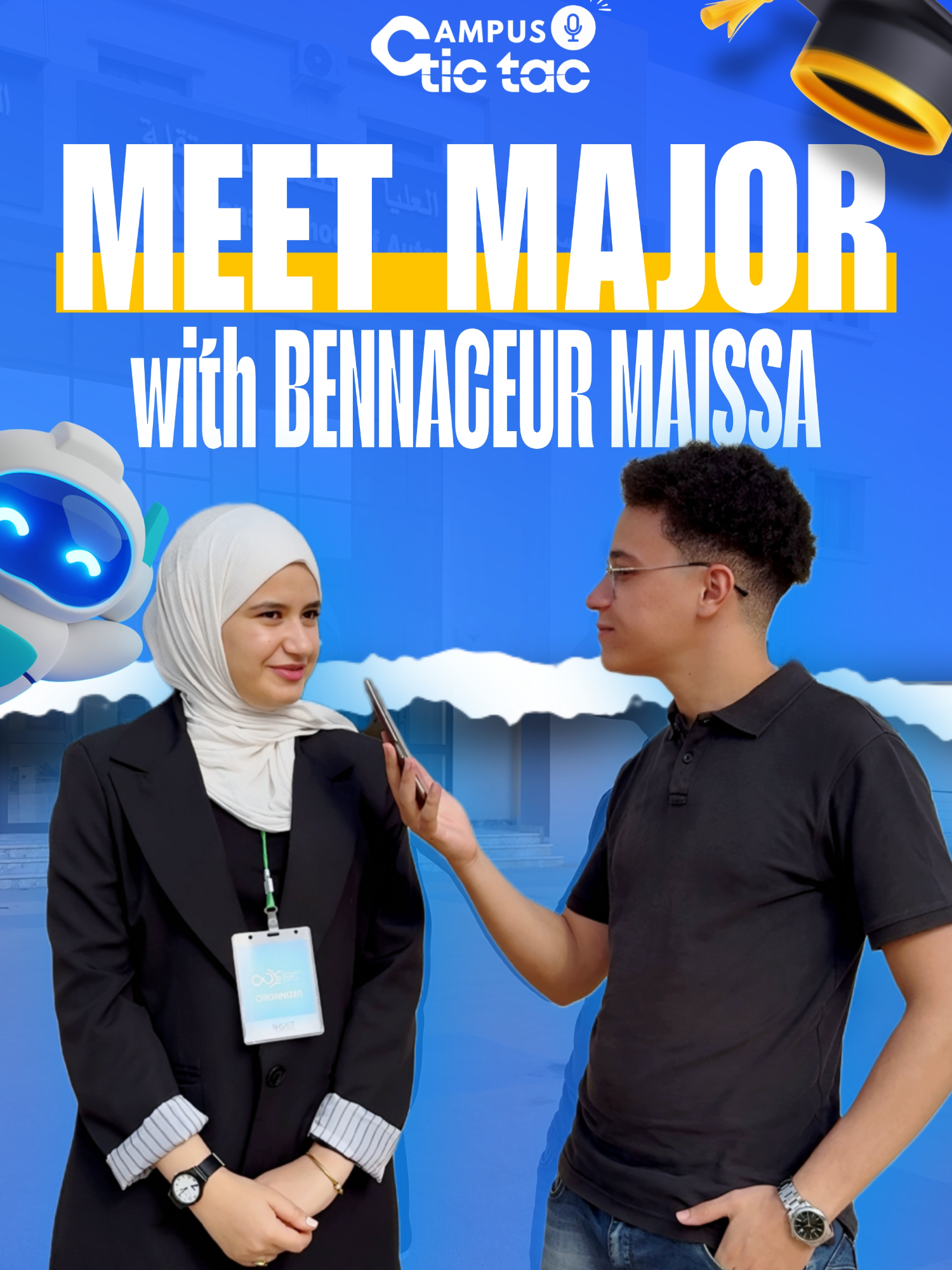 تعرف على المدرسة العليا للانظمة المستقلة بسيدي عبد الله مع المتفوقة ميساء تابع الحسااب ليصلك الجديد #باك #سيدي_عبدالله