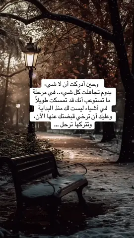 #في مرحلة ما تستوعب أنك قد تمسكت طويلاً في أشياء ليست لك منذ البداية#explore #viral #foryou #fypy 