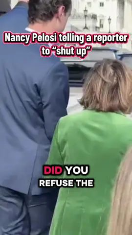 #nancypelosi walking to her car with her handlers helping her stay upright, told a reporter to #shutup when asked why she didn’t have the #nationalguard ready on #january6  She then responses with the typical left answer of “it’s #trump fault”. Even though she was caught on a staffers cellphone leaving the capital on January 6th, stating it was her responsibility to have the national guard there. Since then the ex capital police chief Steven Sund has admitted he asked for additional support on January 4 and was denied. The capital police answered to the speaker of the house which was Nancy. Many other whistleblowers have come forwarded stating the lack of national guard on January 6 was denied due to “the optics” 