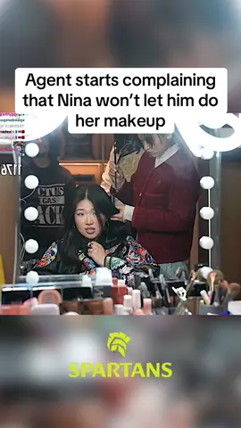 Agent starts complaining that Nina won’t let him do her makeup. #agent00 #agent #ninalin #amp #funny 