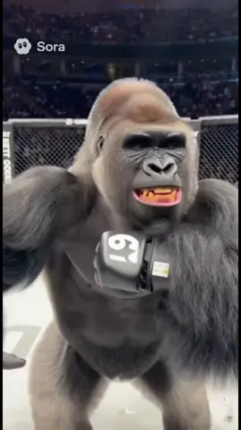Who ya’ll wanna see me fight next ? 🦍🤬#fyp #viral #gorilla #mma #orangutan 