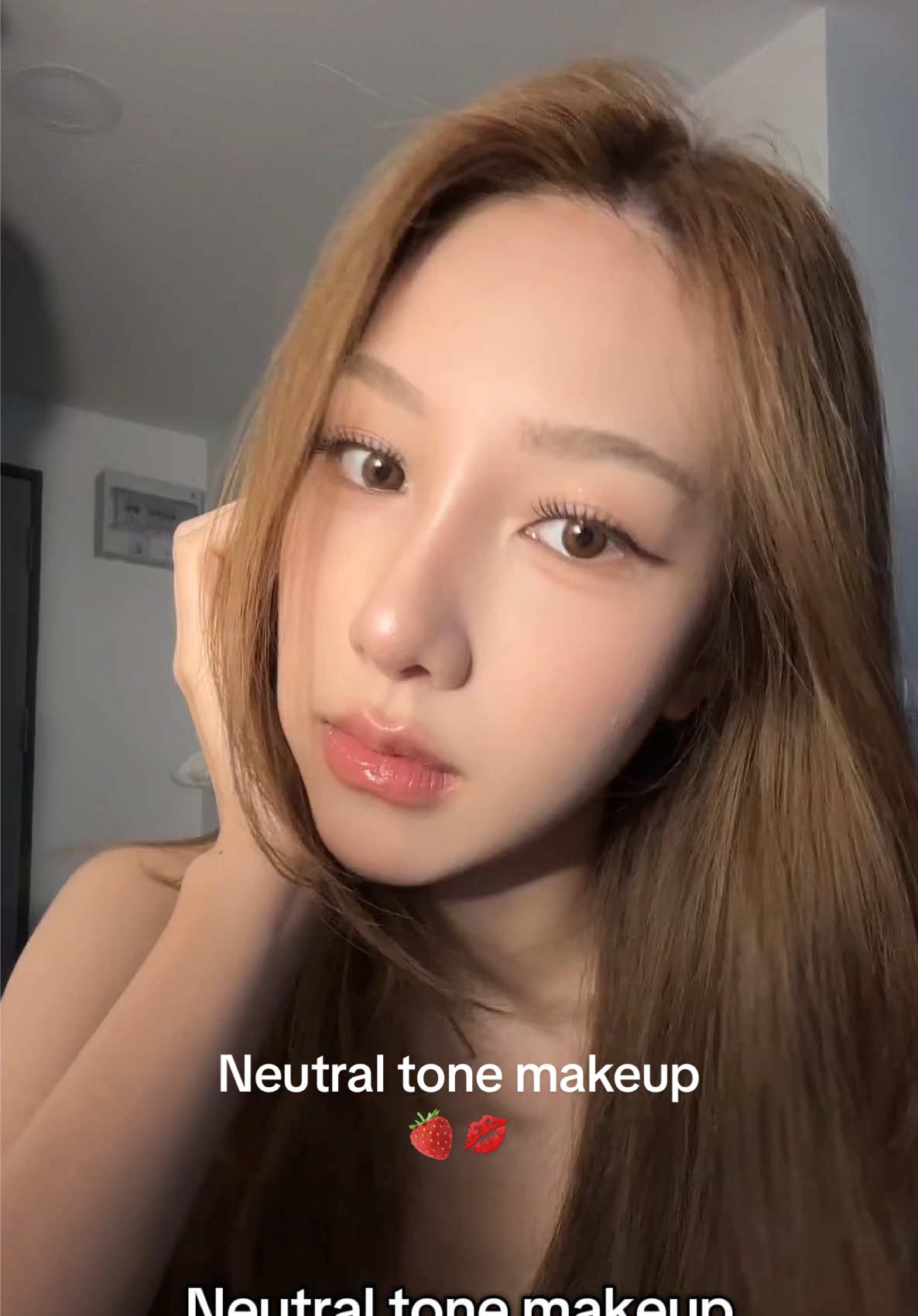 Neutral tone makeupppp / step by step ♥️💋 #03 #fyp #makeup #makeuptutorial 