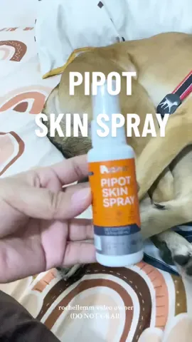ang galing talaga netong PIPOT SKIN SPRAY FOR DOG pwede den sa cats, gamit na gamit ko sa dog namin pag may mga sugat sugat sya. #pipotskinspray #petspray #petskintreatment 
