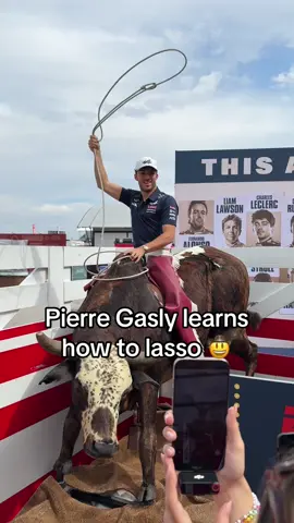 How do you say “yeehaw” in #french? 🇫🇷 #f1 #pierregasly #texas #austin 