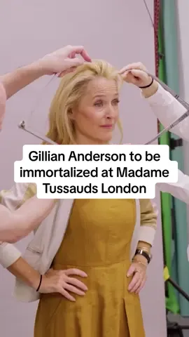 Gillian Anderson is set to join the starry line-up at Madame Tussauds in London, with the tourist attraction honoring the actor with a wax model, the museum announced. A team of Madame Tussauds expert artists worked behind the scenes to capture hundreds of measurements and reference photos of Anderson to ensure a meticulous recreation of her likeness.   #gilliananderson #celebrity #film #madametussauds #london