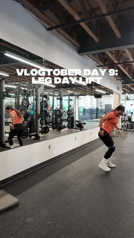 Vlogtober day 9: leg day lift