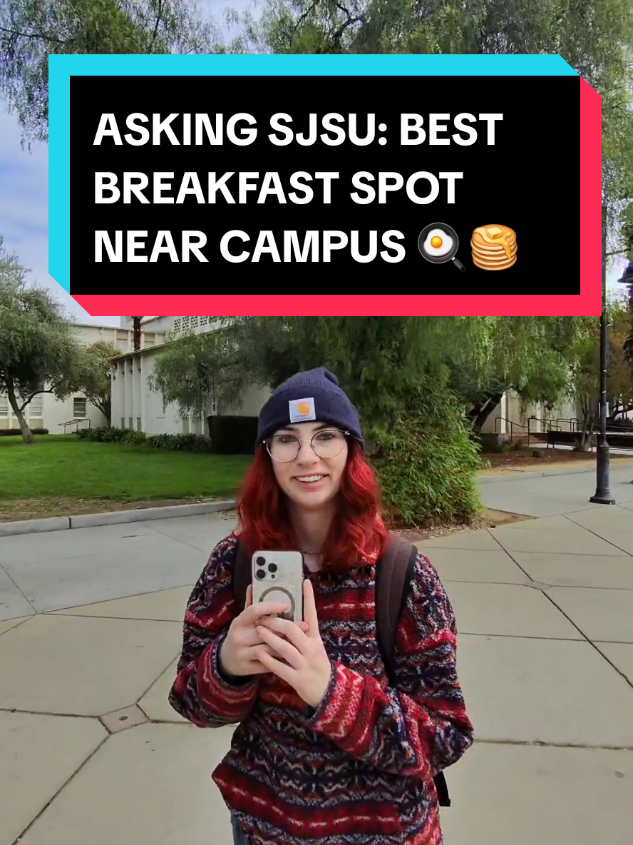Where can I get Breakfast near SJSU?  I asked students at San Jose State University (SJSU) where the best place to get Breakfast near campus was. #sjsu #sanjose #california  #Foodie #interview 