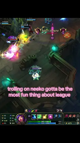 bildgewater flower = neeko troll opportunity 💚 this champion is pure fun !! nothing more satisfying then hitting 5 men minion ultra! or just a smol troll in aram to get my mind off of solo que pain 🥹 (yes that nidalee spear did hit me and yes i died afterwards) #leagueoflegends #neeko #aram #disguised #leagueoflegendsmemes 