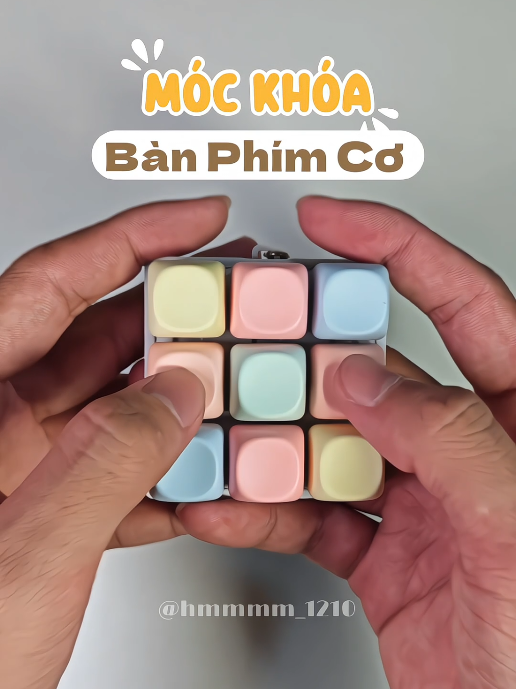 Móc khóa bàn phím cơ giải tỏa căng thẳng, treo balo decor bàn làm việc #xuhuong #ReviewSanPham #huynhhoachuong #xuhuongtiktok 