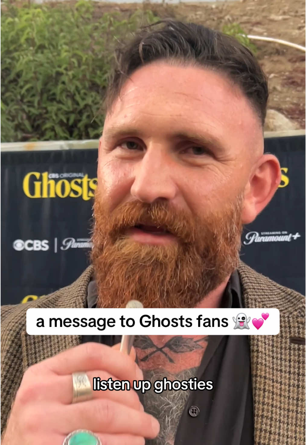 Tonight's the night! #GhostsCBS is BACK, and it's all because of you, ghosties. #ghosts #redcarpet #CBSThursday #comedy 
