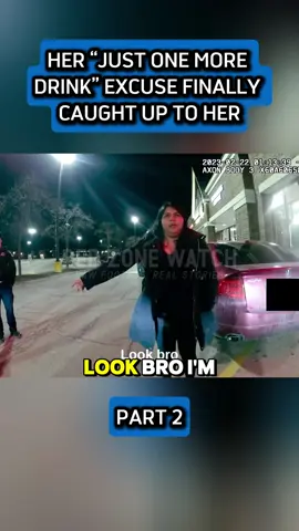 Her “just one more drink” excuse finally caught up to her.#cops #bodycam #fyp #police