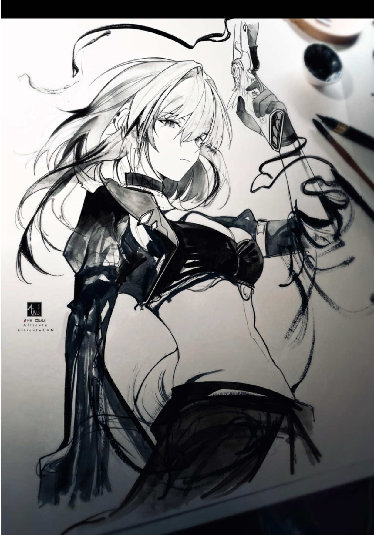 With this hellfire to consume them all!  #galbrena #wutheringwaves #wuwa #art #fyp 