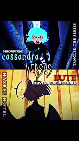 Lute (Hazbin Hotel) vs Cassandra (Moonstone) || VS BATTLES || #lutehazbinhotel #lute #cassandra #rapunzel #ilyjawanni 