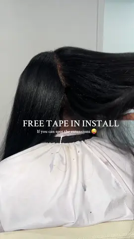 All jokes! Lol but the illusion here is insane 😍  #milwaukeehairstylist #fyp #milwaukeesalon #milwaukeestylist #hairextensionspecialist 