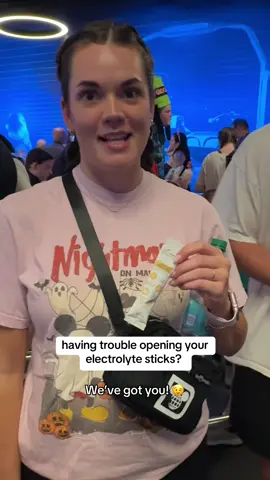 Yes, we are in line at Disneyworld😂 #disneyworld #fyp #justingredients #electrolytes #travelsize 