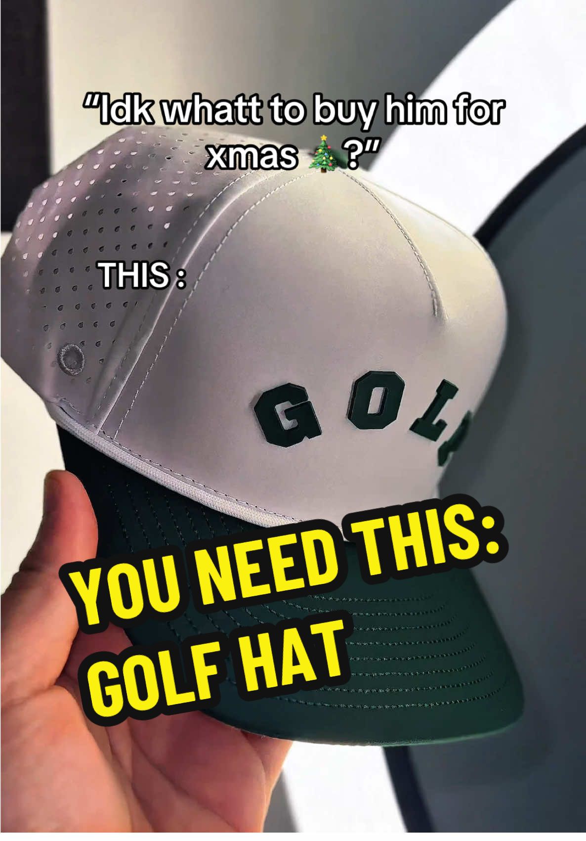 She got me this hat. Now every guy golt with asks where it's from. It's kind of funny, I've never had so many compliments on a hat before. 🥰#baseballgear #golfaccessories #baseballcap #golfgear #golfbag 