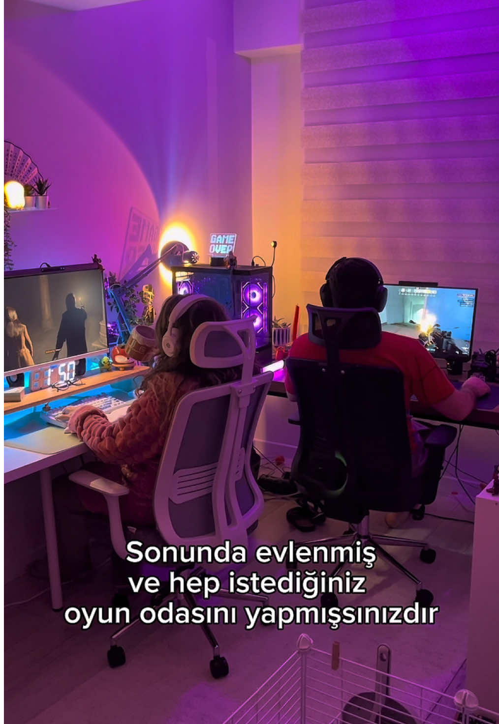 Hayaller gerçe olunca gelen güç zehirlenmesi 😁 #gamercouple #GamingOnTikTok #evlilikhalleri 