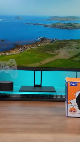 Inova Caixa de Som Bluetooth Portátil 16W TWS Caixinha de Som com RGB FM IPX6 Som Estéreo Graves Int comente 