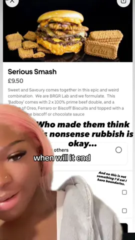 this is why i don’t like burgers like that anymore #fyp 