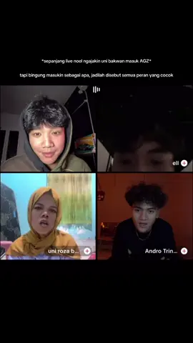 pecaaah ketawa gw nontonin mereka live bersama uni bakwan🤣 @ellweirdoo @ell duta ngasal sedunia. @Yudetra Live🤙🏻 @Andro Trinanda bagian tahn tawa @Aqeela Aza Calista ntah berapa kali namamu disebut mami, tolong urus anak2mu ini
