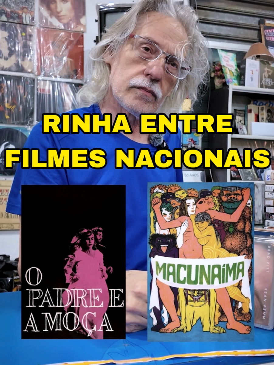 batalha entre filmes nacionais com gilberto petruche, dono da locadora charada. gostaram do vencedor? qual seu filme nacional favorito?