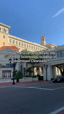 Don’t worry, this isn’t even half of the cameras and buildings Scientology owns downtown #scientology #clearwaterflorida #scientologycelebs 