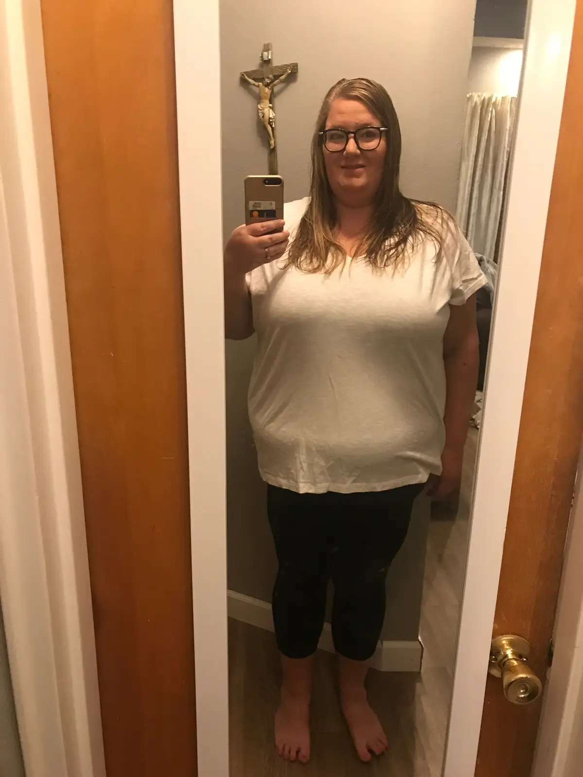 Using your clothes to help you see how far you come is a big deal…  I lost 190 lbs.  I lost 100 lbs in the first 3 years of my health journey with changing habits. Diet, exercise, hydration and sleep.    I’m still working on mindset and self care every day…  I went through some time where I created healthy habits but I wasn’t dropping more weight… so I started g l p 1 medication perscibed by a dr and lost 90 lbs in 11 months. I still have to eat healthy. I still have to exercise. I have to focus on rest and taking care of myself.  It’s not perfect but I do it… and I’m better for it. #mindset #weightloss #health #better #motivation 