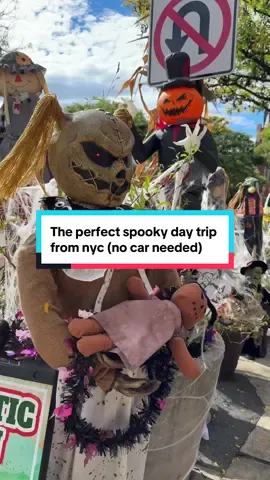 BUT: go on a weekday if you can. If you go on a weekend, avoid driving. Be kind & patient to the locals (and to other ppl in general), since it can be busy this time a year. Ok now off you pop! 👻🎃🍁  📌 Sleepy Hollow, NY #sleepyhallow #newyork #tarrytown #halloweenseason #falltrip 