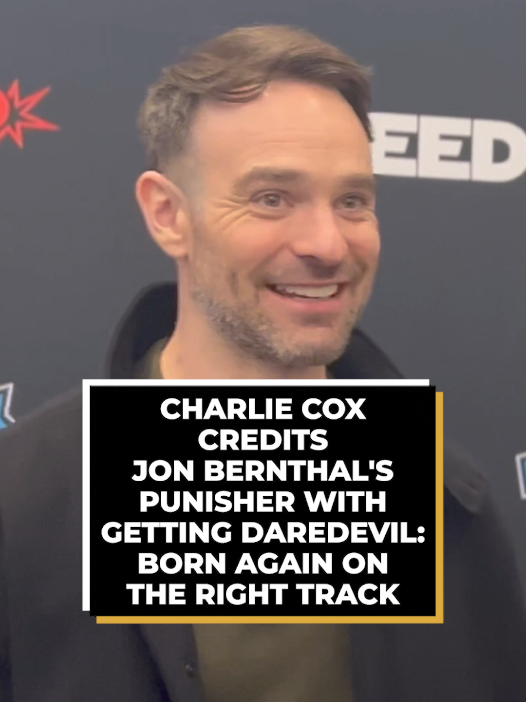 Charlie Cox Credits Jon Bernthal's Punisher With Getting Daredevil: Born Again On The Right Track @liamtcrowley #nycc #nycc2025 #mcu #marvelstudios #marvelcinematicuniverse #daredevil #daredevilbornagain #charliecox #mattmurdock #punisher #frankcastle #jonbernthal