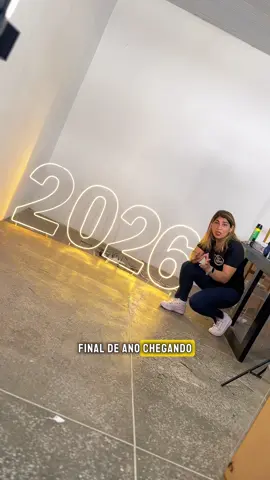 ESSA É A TENDENCIA DO FINAL DO ANO!🤩 #numeros #finaldoano #ledneon #2026 #decoradora #