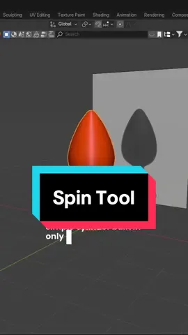 Using the spin tool like a pro #blender3d #blendertips #blendertricks #blendercommunity