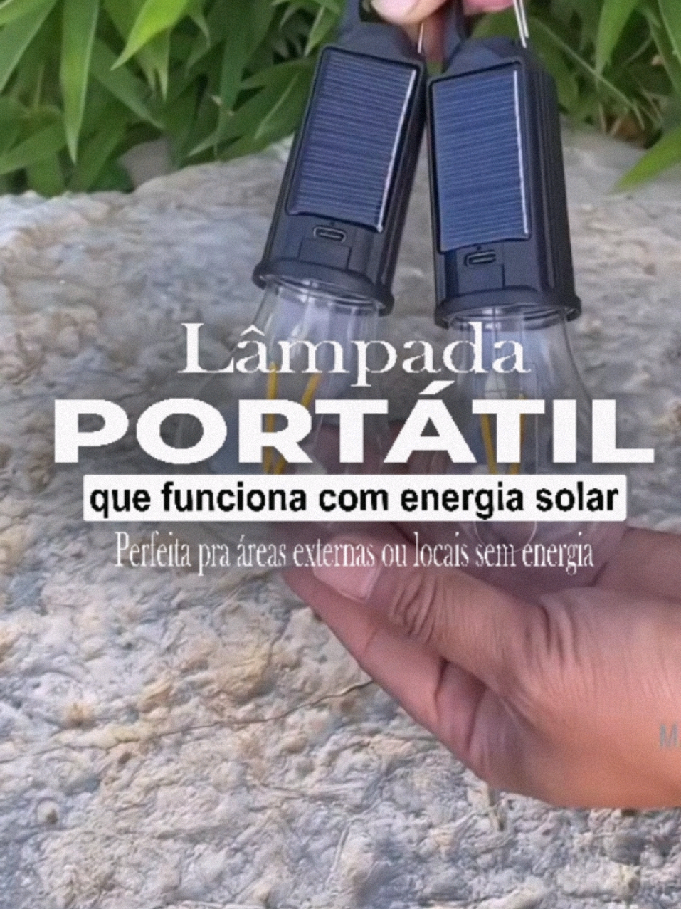 LINK NOS COMENTÁRIOS OU NO LINK DA BIO ✅ #lâmpadasolar #energiasolar #iluminaçãoportátil #foryou #foryoupage