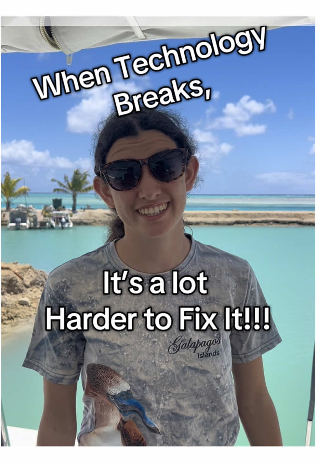 It does have a good morale to the story! ⭐️ Please watch until the end if you want to know the lessons I learned.  #technology #boatlife  #gfam #foryou #trending 