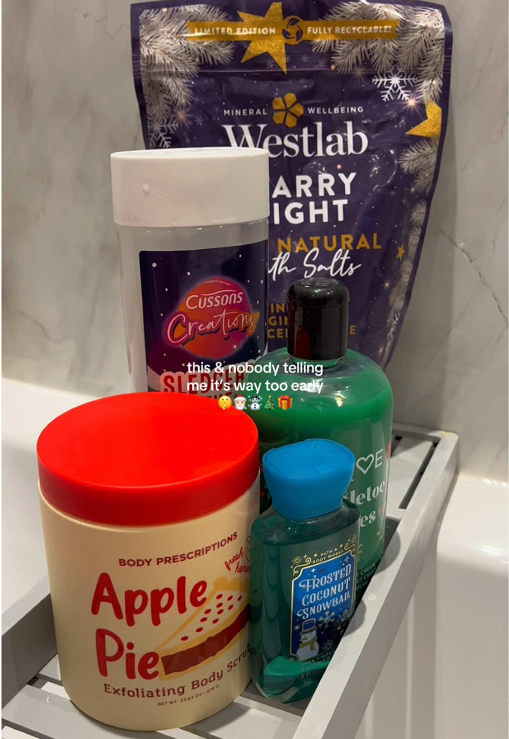 i just can’t get into halloween this year which sucks being the biggest autumn, pumpkin & halloween lover everrrr so it’s all about christmas this year for me 🤭!!  #christmas #happyholidays #christmas2025 #cozyathome #nightroutine  