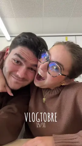 vlogtobre 15/31 | on est déjà à la moitié des vlogtobres 🥹#etude #studytok #tournai #communication #pourtoi 