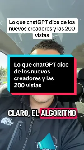 Lo que chatGPT dice de los nuevos creadores y las 200 vistas #creadordecontenido #algoritmo #200vistas #monetizar #chatgpt 