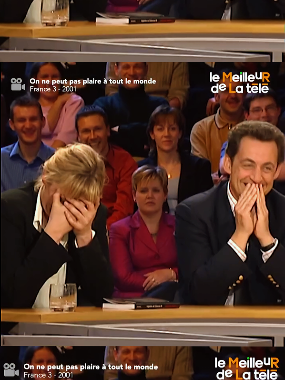 Fou rire de Christine Bravo, Nicolas Sarkozy. «< On ne peut pas plaire à tout le monde »🤣😅 🤣😅 #fourire #nicolassarkozy  #tbt9  #lestraitres #christinebravo 