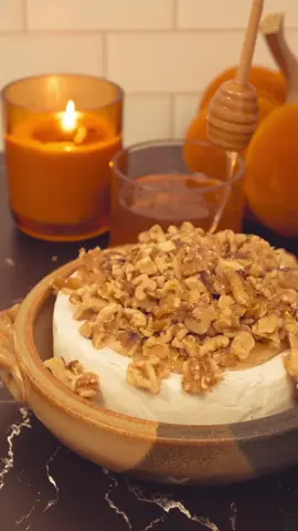 Baked Brie - a fall staple. This is a super easy, showstopper recipe you should try this season! Here’s how to make it: 🍯 Grab a full brie wheel 🍯 Drizzle a healthy amount of honey on top (about 2 tbsp) 🍯 Add your desired amount of chopped walnuts 🍯 Top it with a bit more honey on top (you can add flavour here by using different honeys) 🍯 Bake it at 400 degrees for 10 minutes 🍯 Let sit for a few minutes before serving warm with baguette, crackers, or your favourite carb of choice! SAVE this for later and let us know if you love it just as much as we do! #niagarahoney #honeyfarm #localhoney 