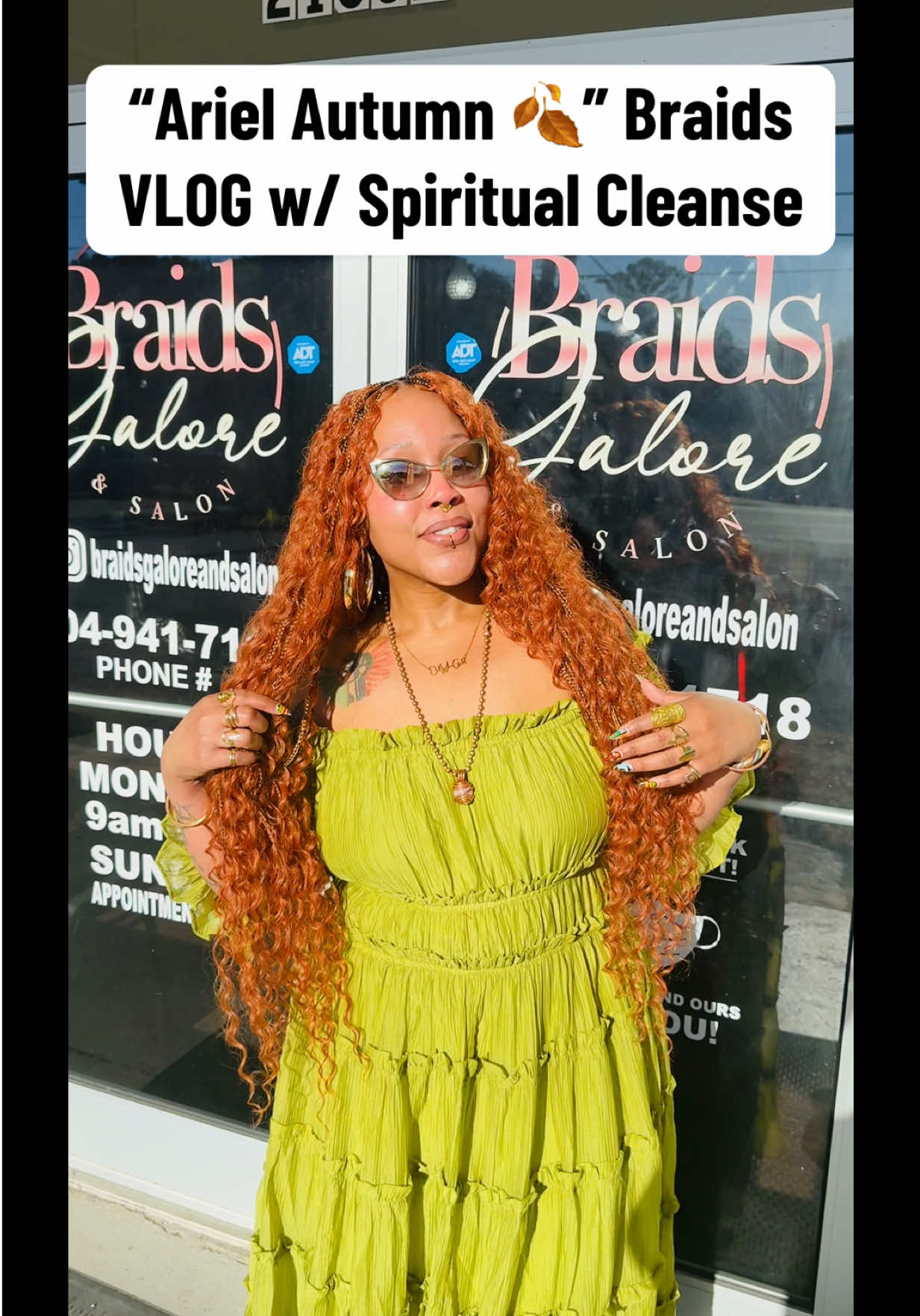 It’s Braid Day! This is my “Ariel Autumn” Hair Vlog w/ Spiritual Cleanse. Enjoy! #Knotless #Braids #YkNiece #Spirituality #fyp 