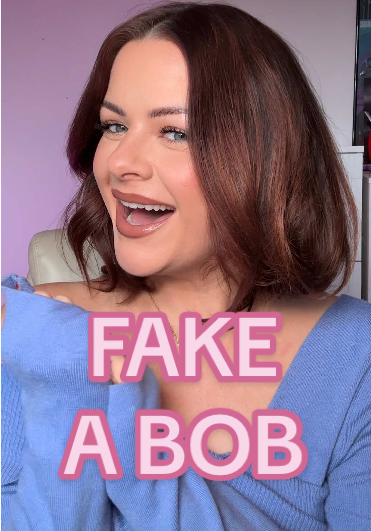 There’s nooooo way @mariaaiellohair #hairtok #fauxbob #bob #haircut 