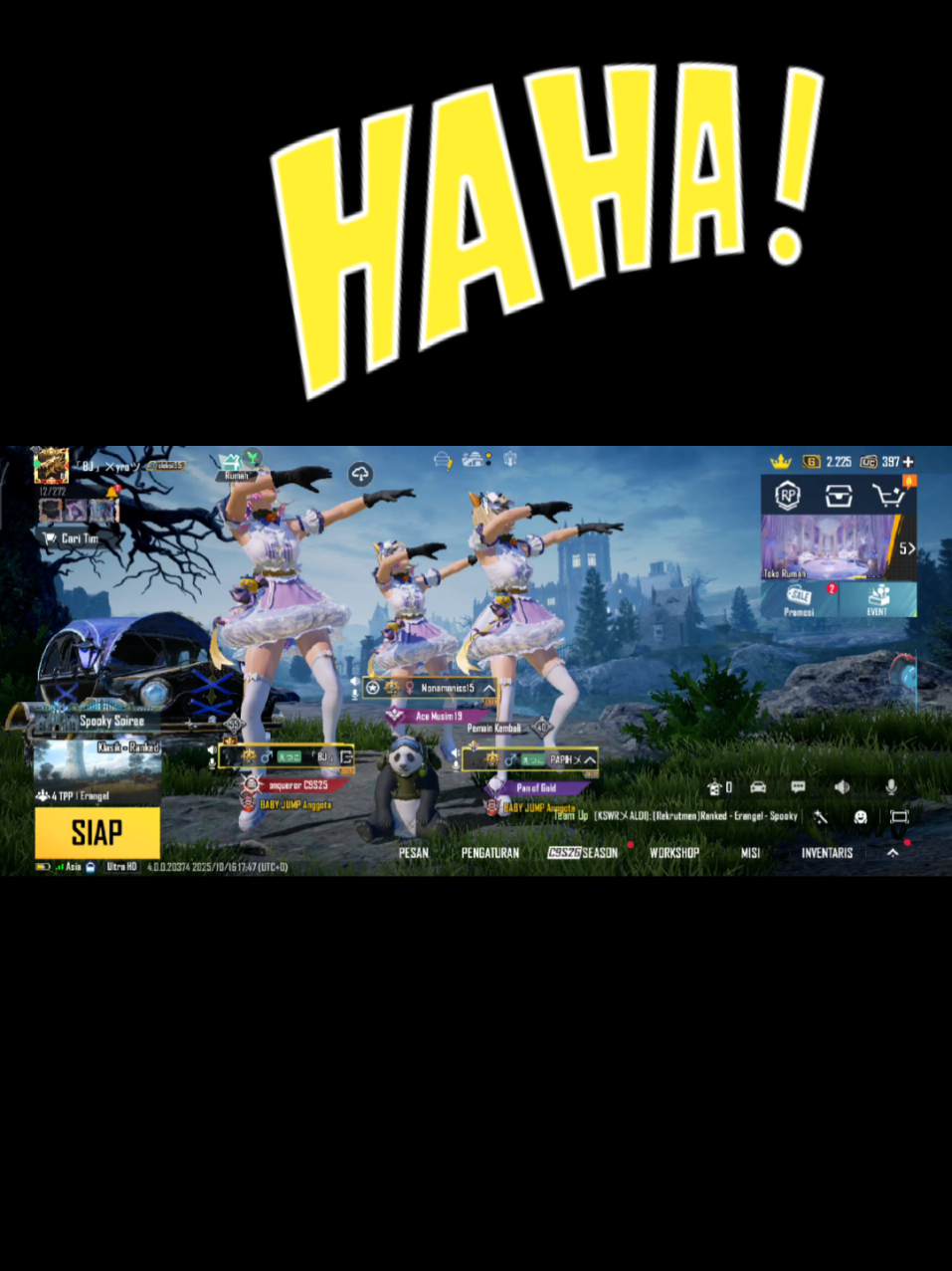konsepnya gimana ini ??  #pubgmobile  #dance  #fyp 