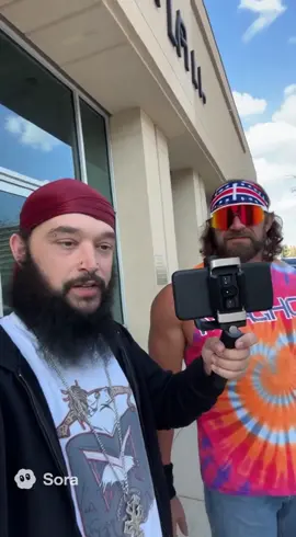 Me and macho doin constitutional protected activities #13thhourwrestling #kuddaclub #kingkudda #machomanrandysavage #1stamendment 