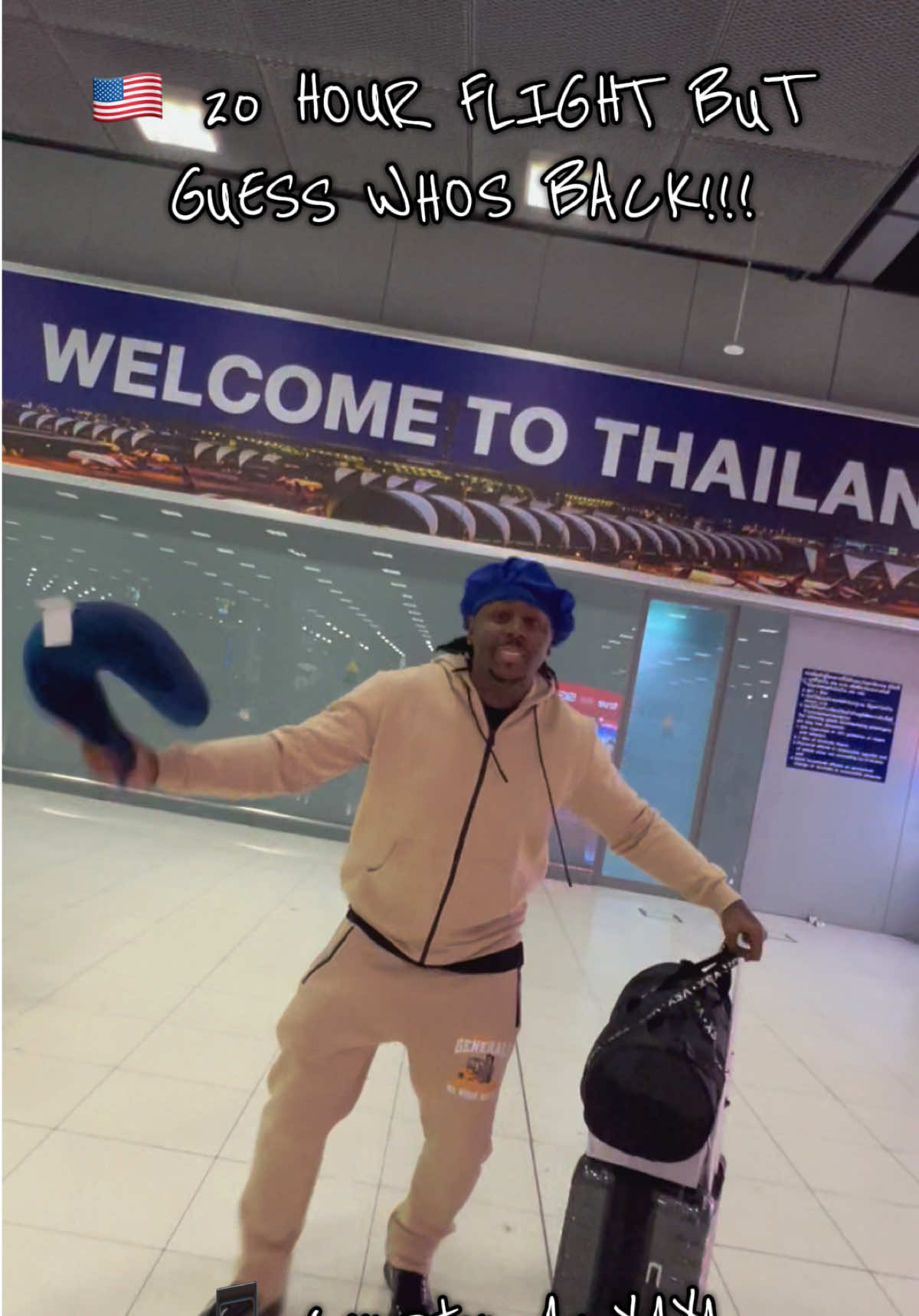Thailand I’m Back going YAYA #FLIGHT #fyp #foryoupage #Lifestyle #rapper 