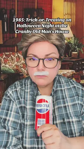 1985: it's Halloween night and you go trick-or-treating at the old cranky man's house. There was always one.  #80snostalgia #80shalloween #80saesthetic 