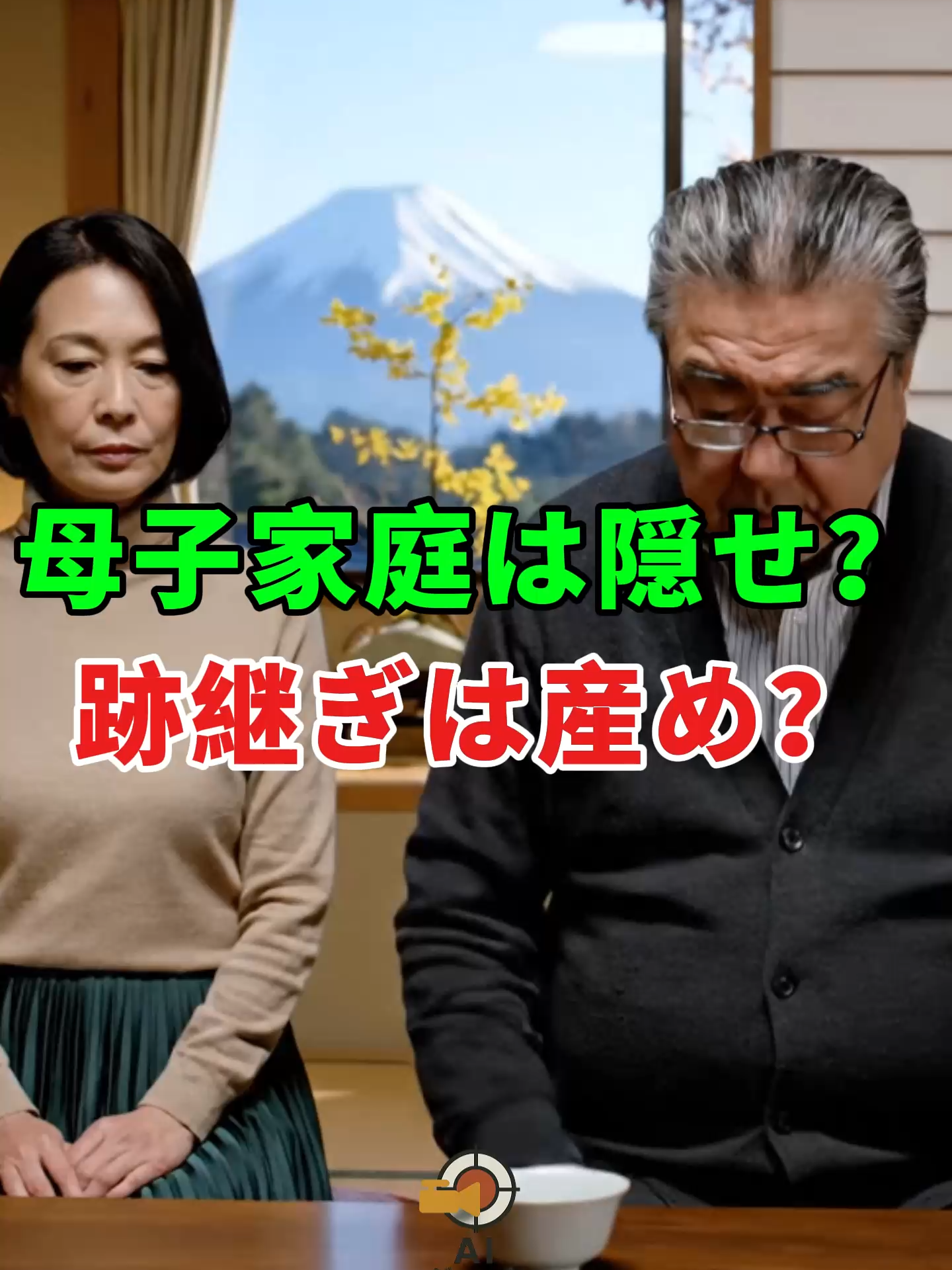 母子家庭は隠せ？跡継ぎは産め？#ドラマ#実話#人生#shorts