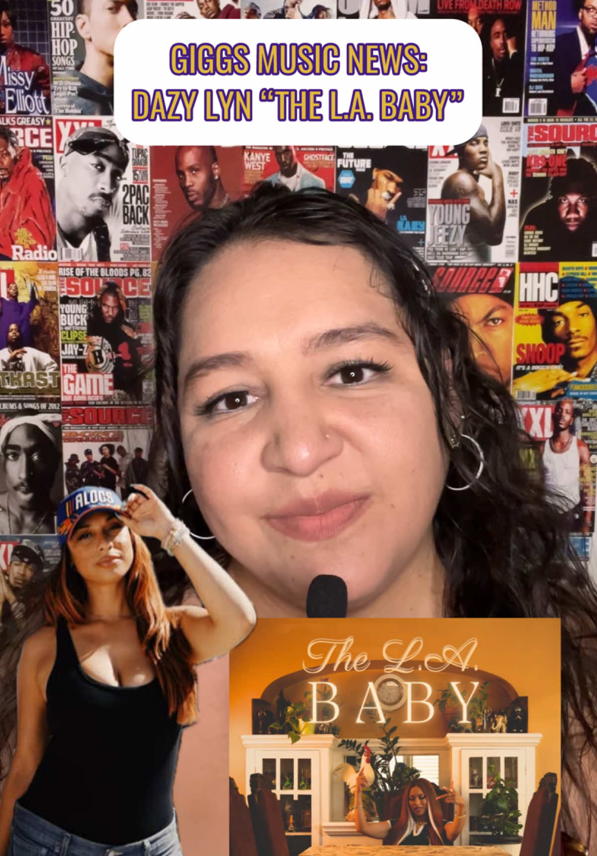 #GiggsMusicNews: If you aren’t familiar with @dazy_lyn then you’re out of the loop to say the least! The Los Angeles native has been one of the leading voices in female rap in the city, with having been highlighted on Rhyme Fest LA stage, Bootleg Kev Pod, & more! Her debut album ‘The L.A. Baby’ is available on all platforms! Featuring singles “Plate”, “Babyface”, and “At the Top” with features from Mozzy, Coyote, Havoc, & Murkemz. Tap in! Follow me for more music news & updates! 🤞🏽✨ #GigglesIrene #DazyLyn #LosAngeles #WomenInHipHop 